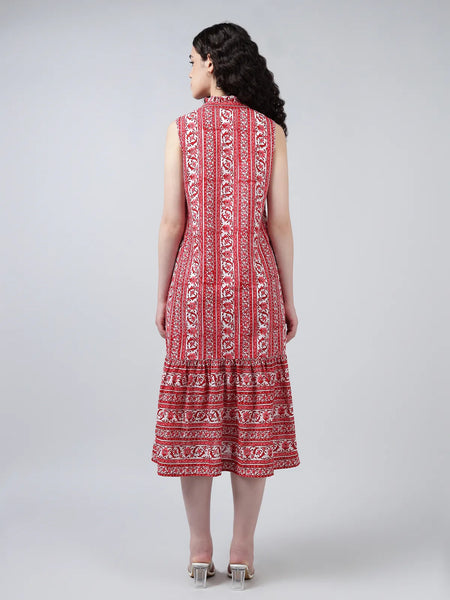Rajo Dress- Red