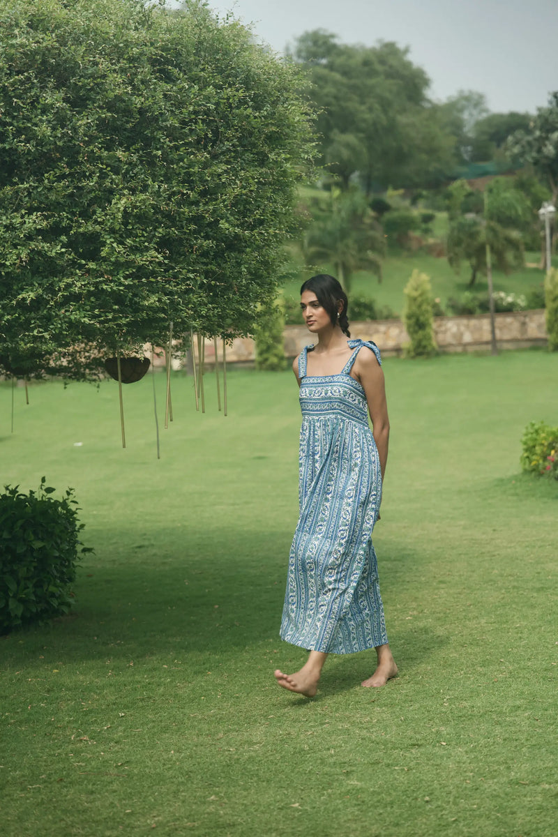 Kaushal Dress- Blue