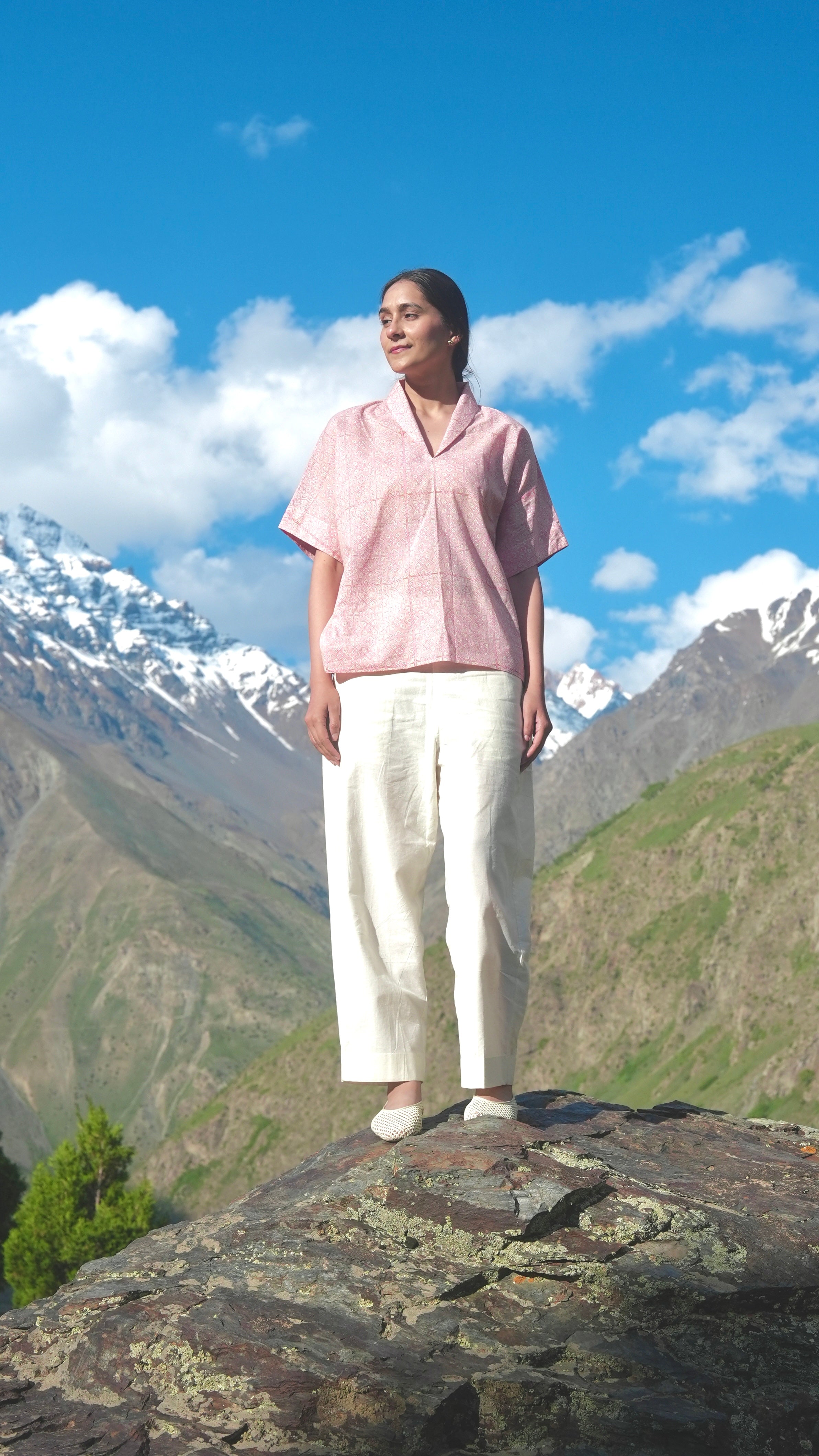 Changna Top in Pink
