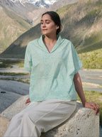 Changna Top in Blue