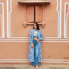 Heera Dress- Blue