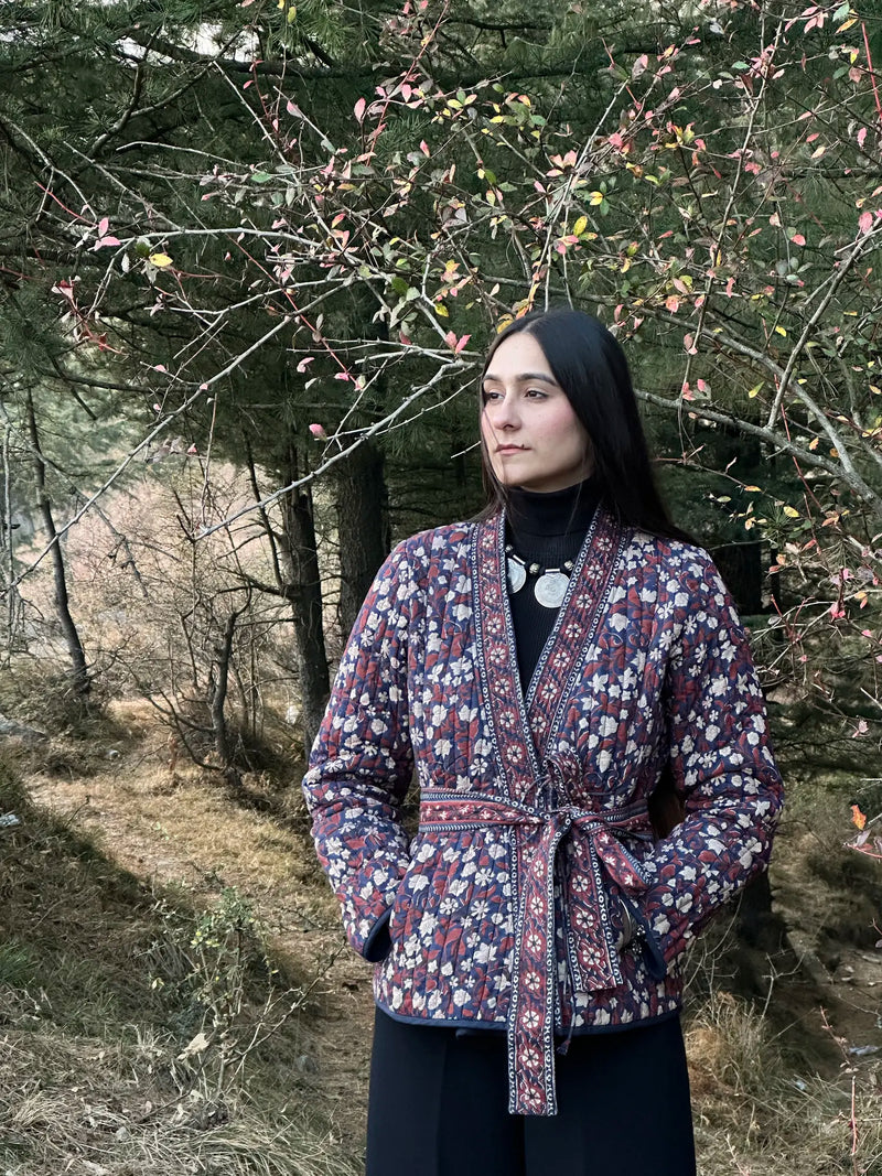 Almost Always Kimono Jacket in Blue – Suthri Almost Always Kimono Jacket in Blue – Suthri