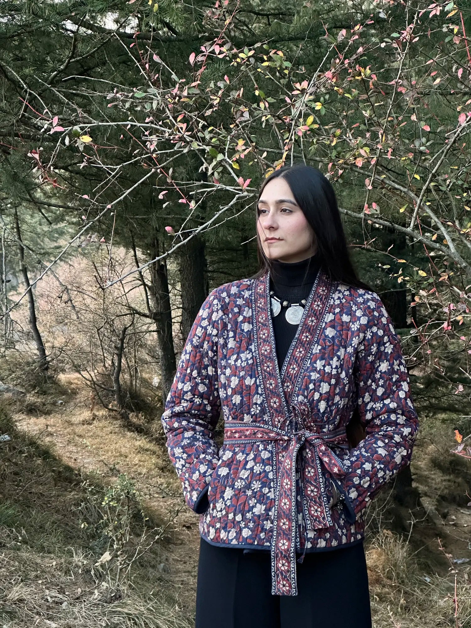 Almost Always Kimono Jacket in Blue