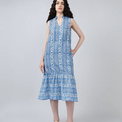 Rajo Dress- Blue