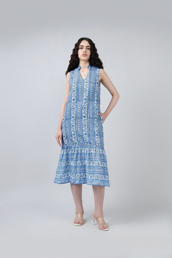 Rajo Dress- Blue