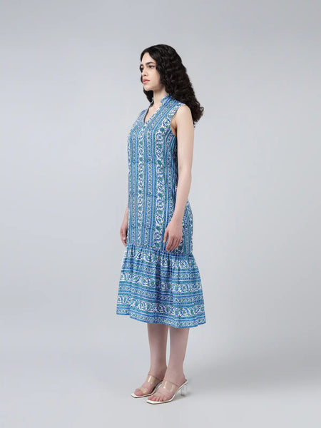 Rajo Dress- Blue