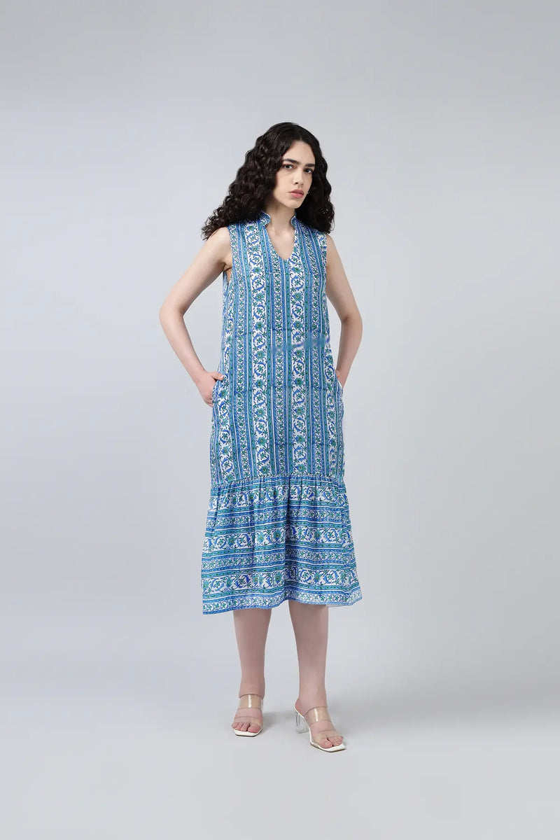 Rajo Dress- Blue