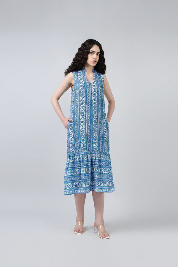 Rajo Dress- Blue