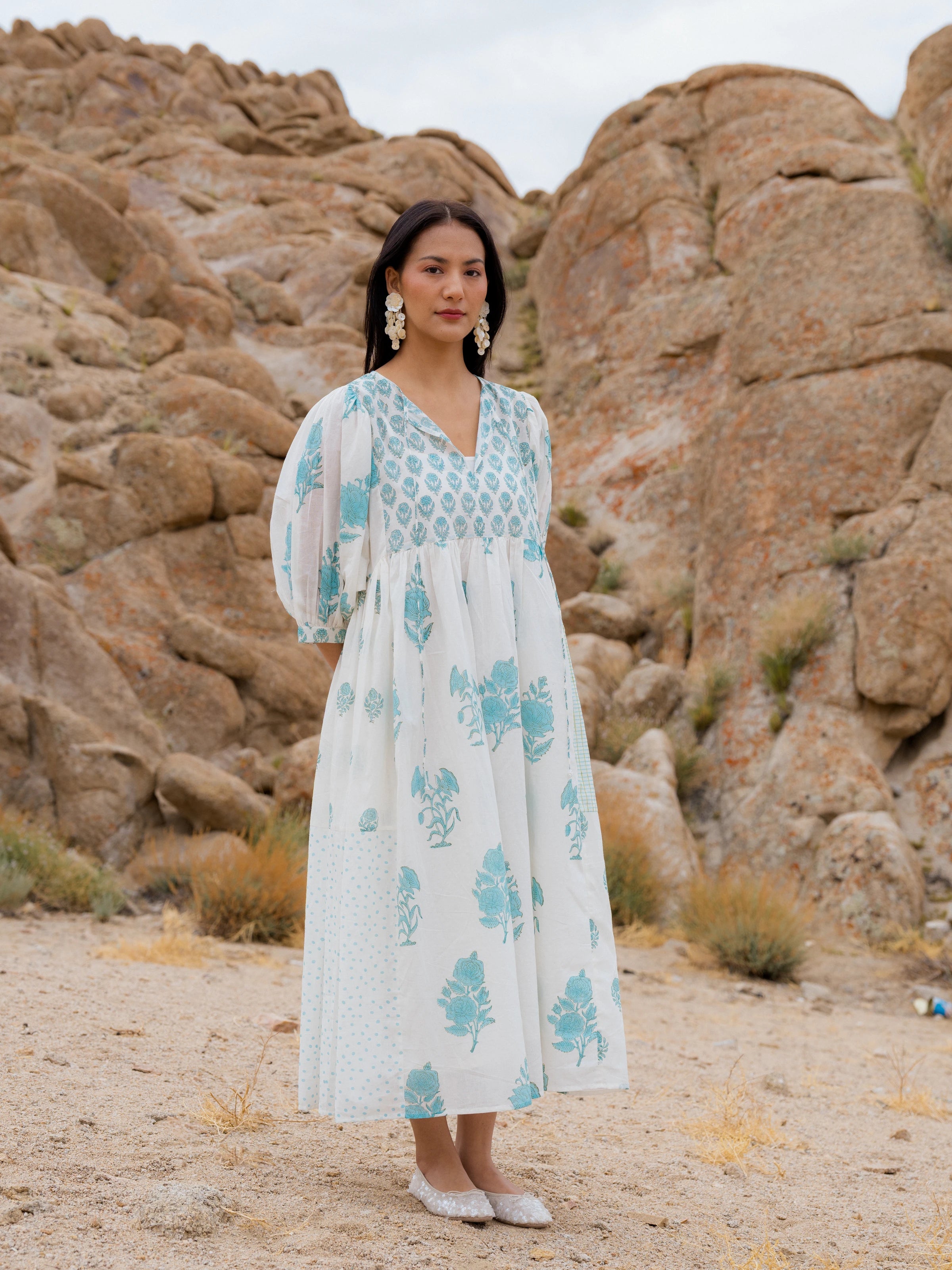 The Willow Dress - Blue