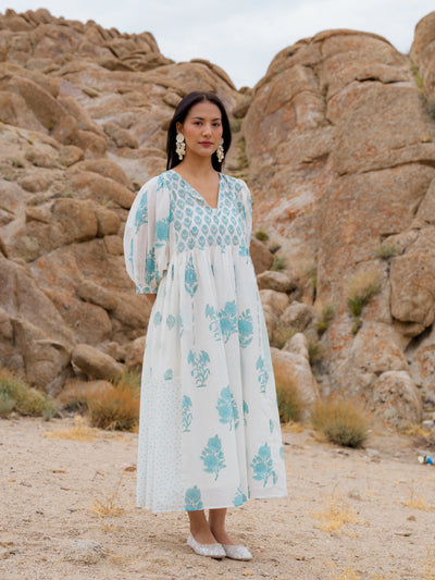 The Willow Dress - Blue
