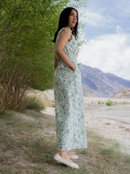 Heera Sleeveless Dress - Blue
