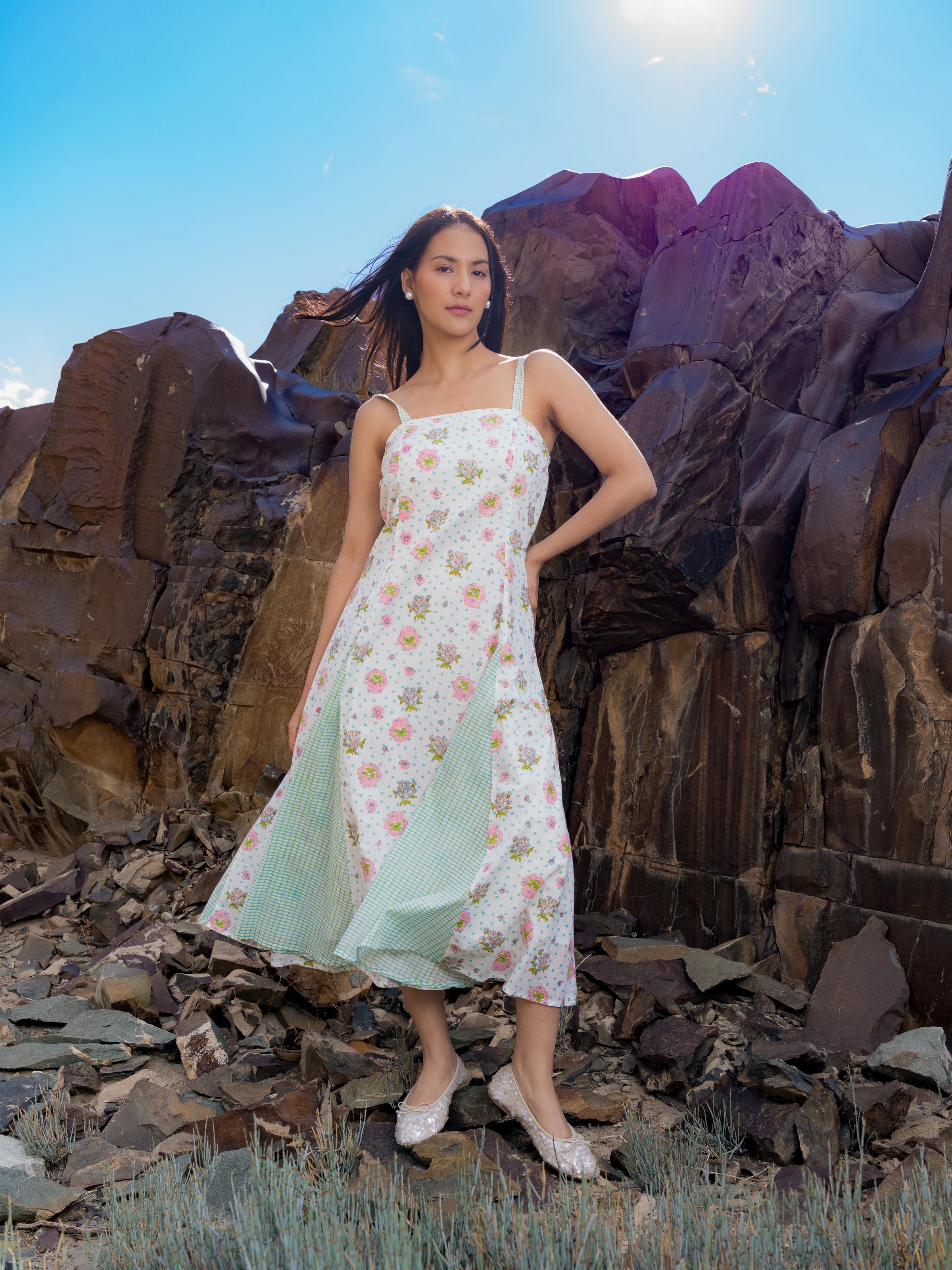 Skara Dress - Blue