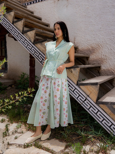 The Alchi Top in Blue