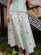 The Alchi Skirt in Blue