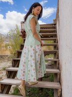 The Alchi Skirt in Blue