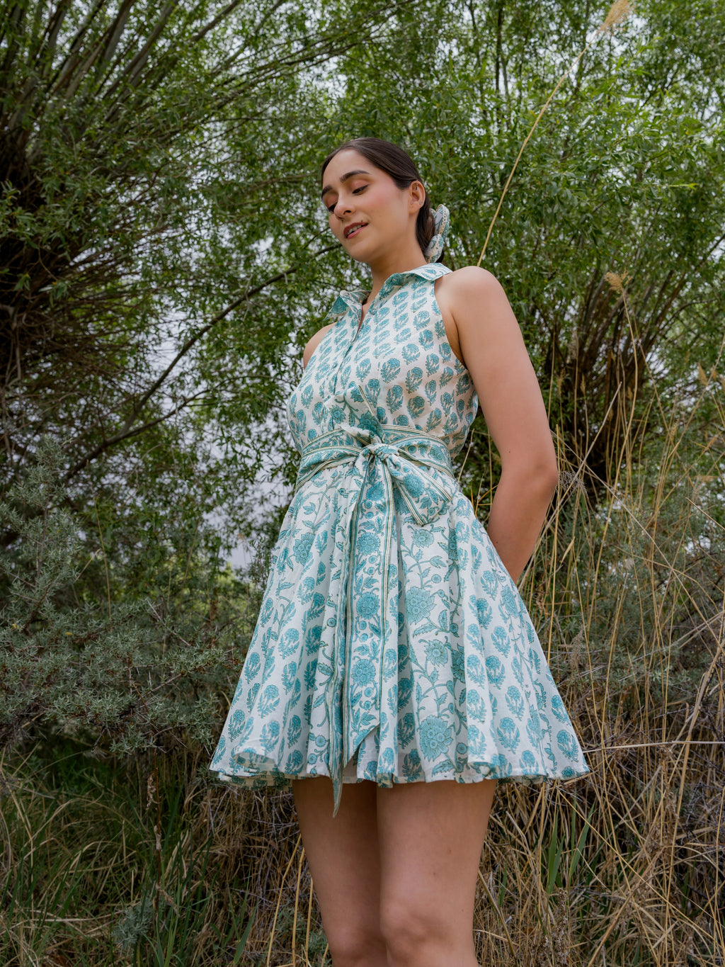 Shyok Dress in Blue