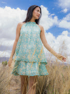 The Lha Dress Blue