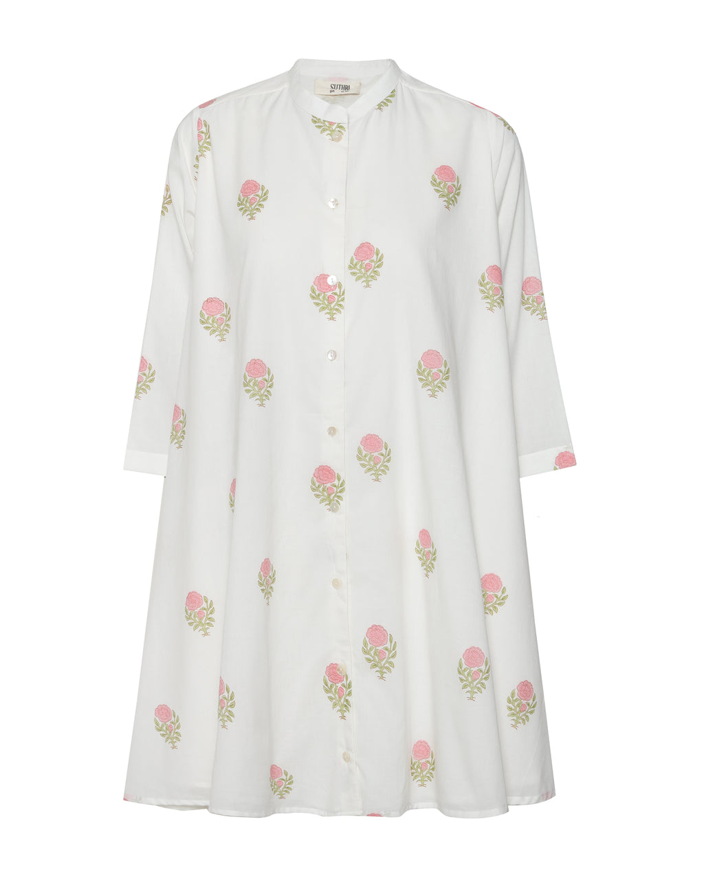 Suru Midi Dress in Pink