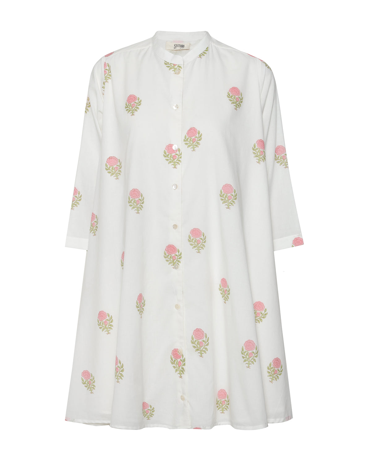 Suru Midi Dress in Pink