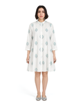 Suru Midi Dress in Blue