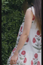 Maya Dress-Maroon