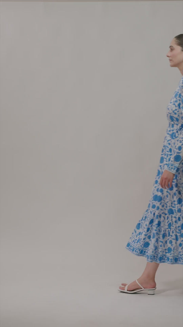 Mehro Dress- Blue