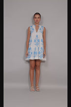 Maya Dress- Sky Blue